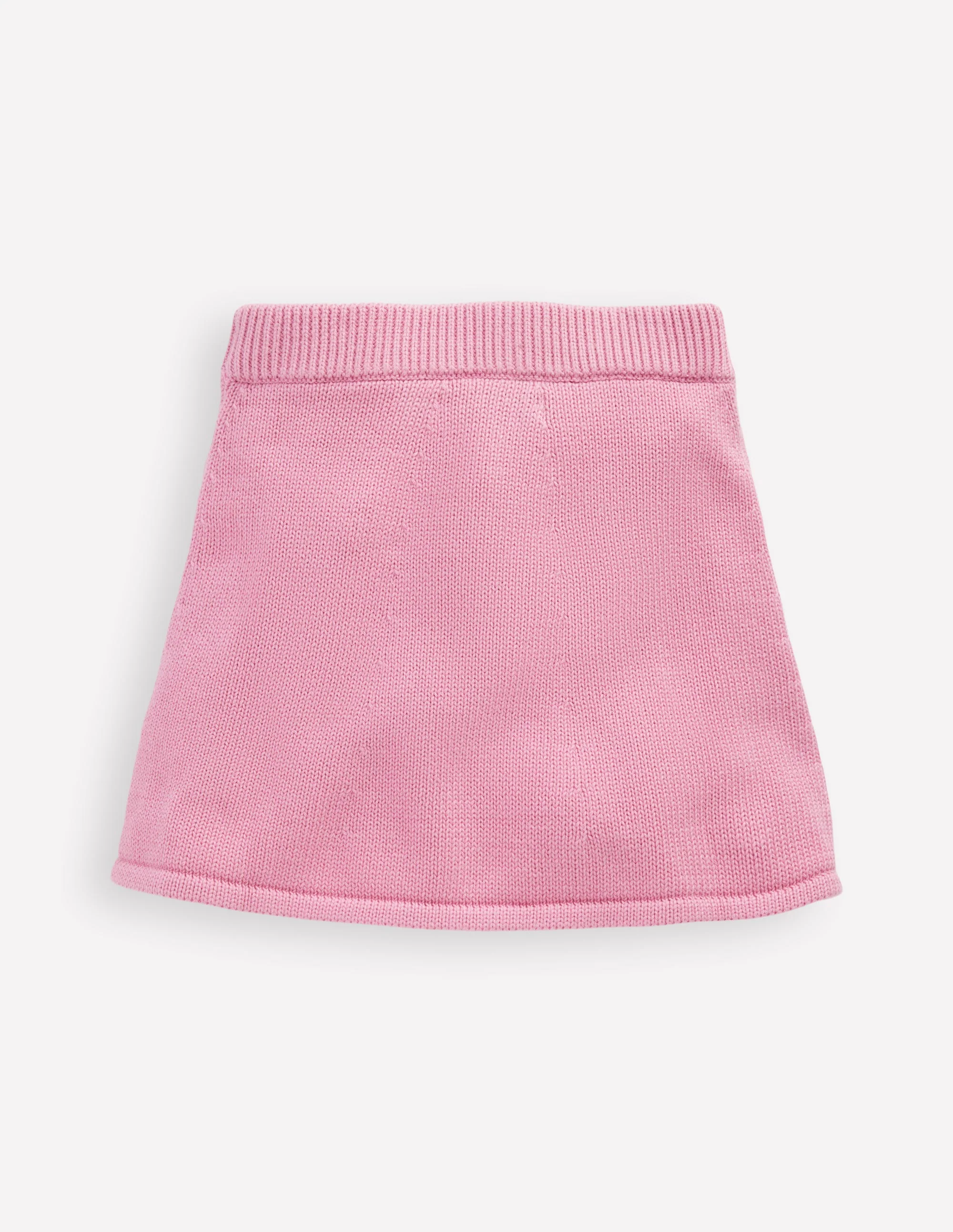 Cable Knitted Skirt-Formica Pink