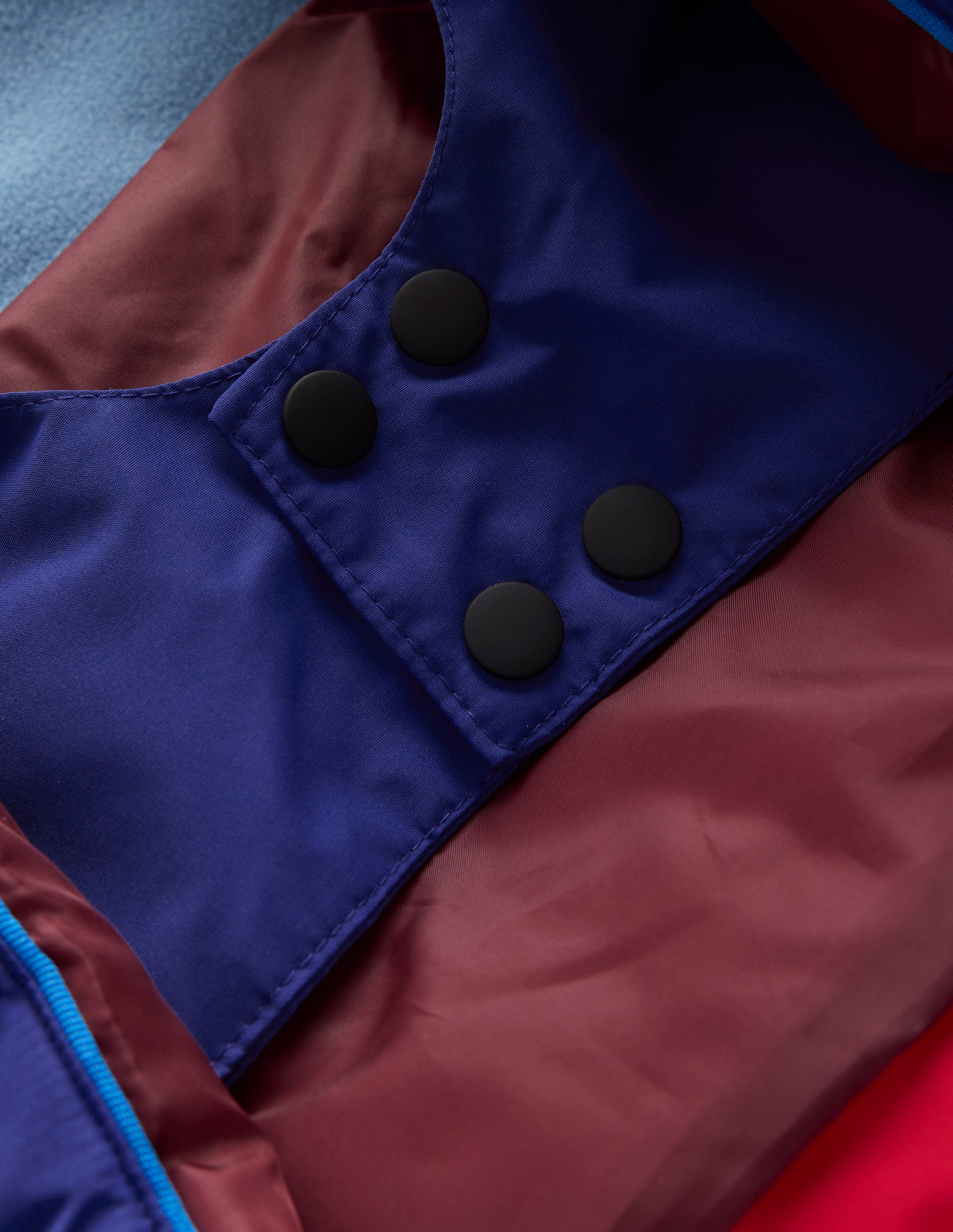 All-weather Waterproof Coat-Red Chevron Colourclock