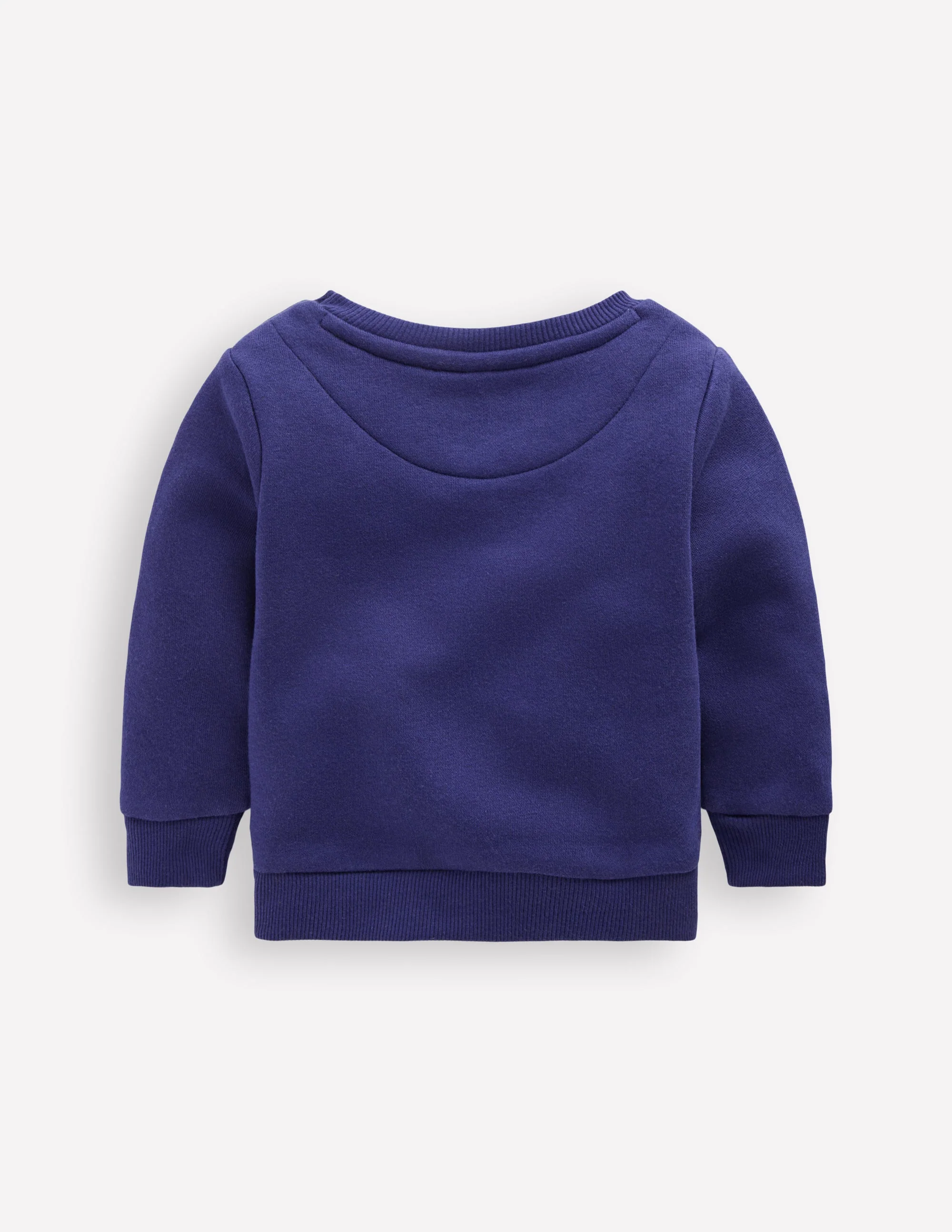 Boys Appliqué Sweatshirt-Navy Polar Bear