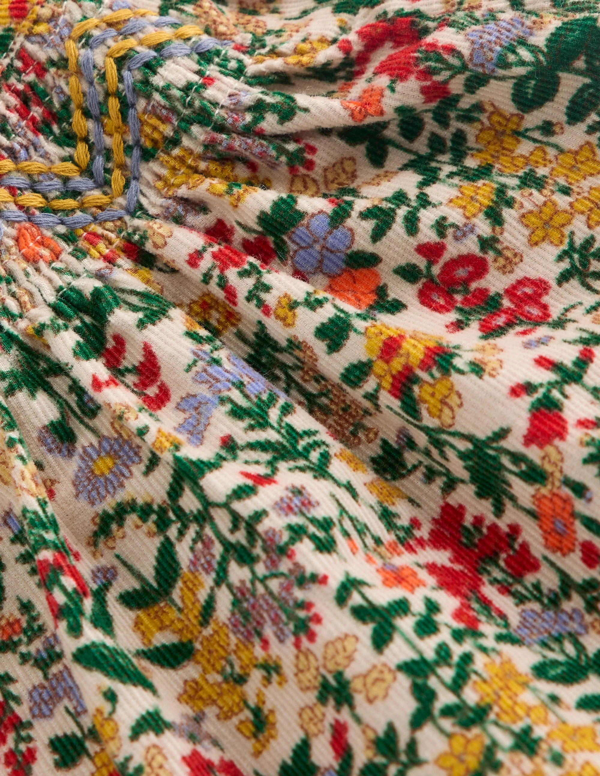 Woven Co-ord Play set-Multi Floral Meadow