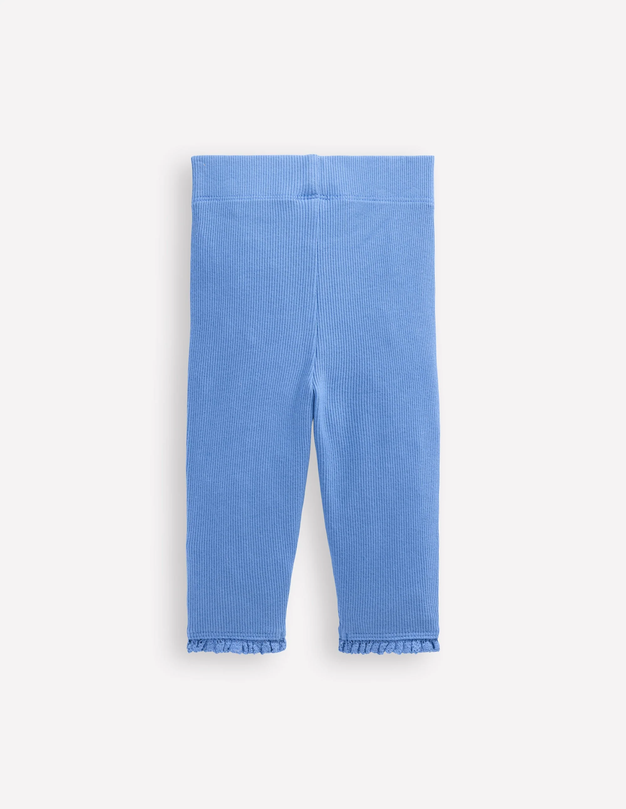 Ribbed Leggings-Forget Me Not Blue