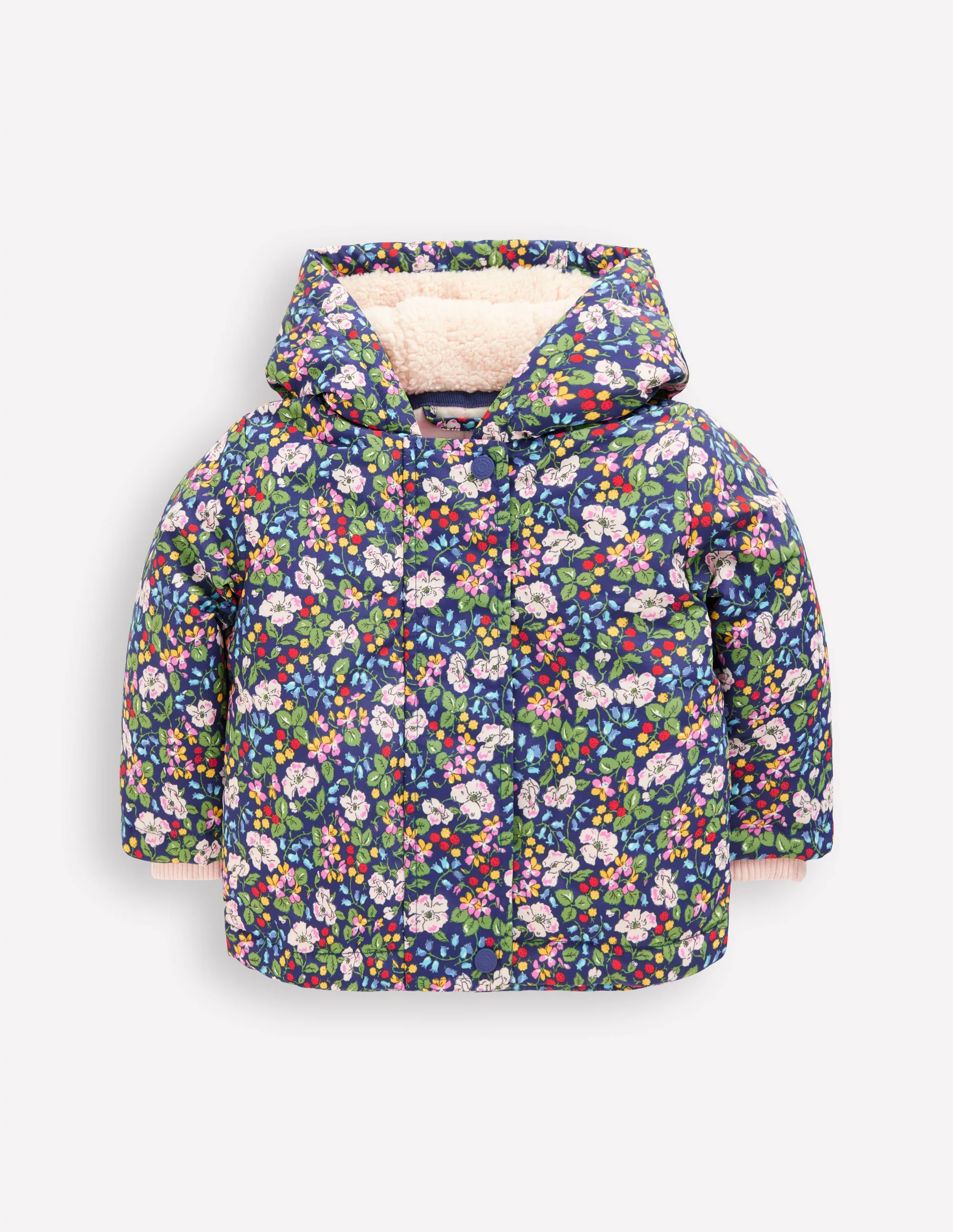 Girls 3-in-1 Coat-Twilight Berry Floral