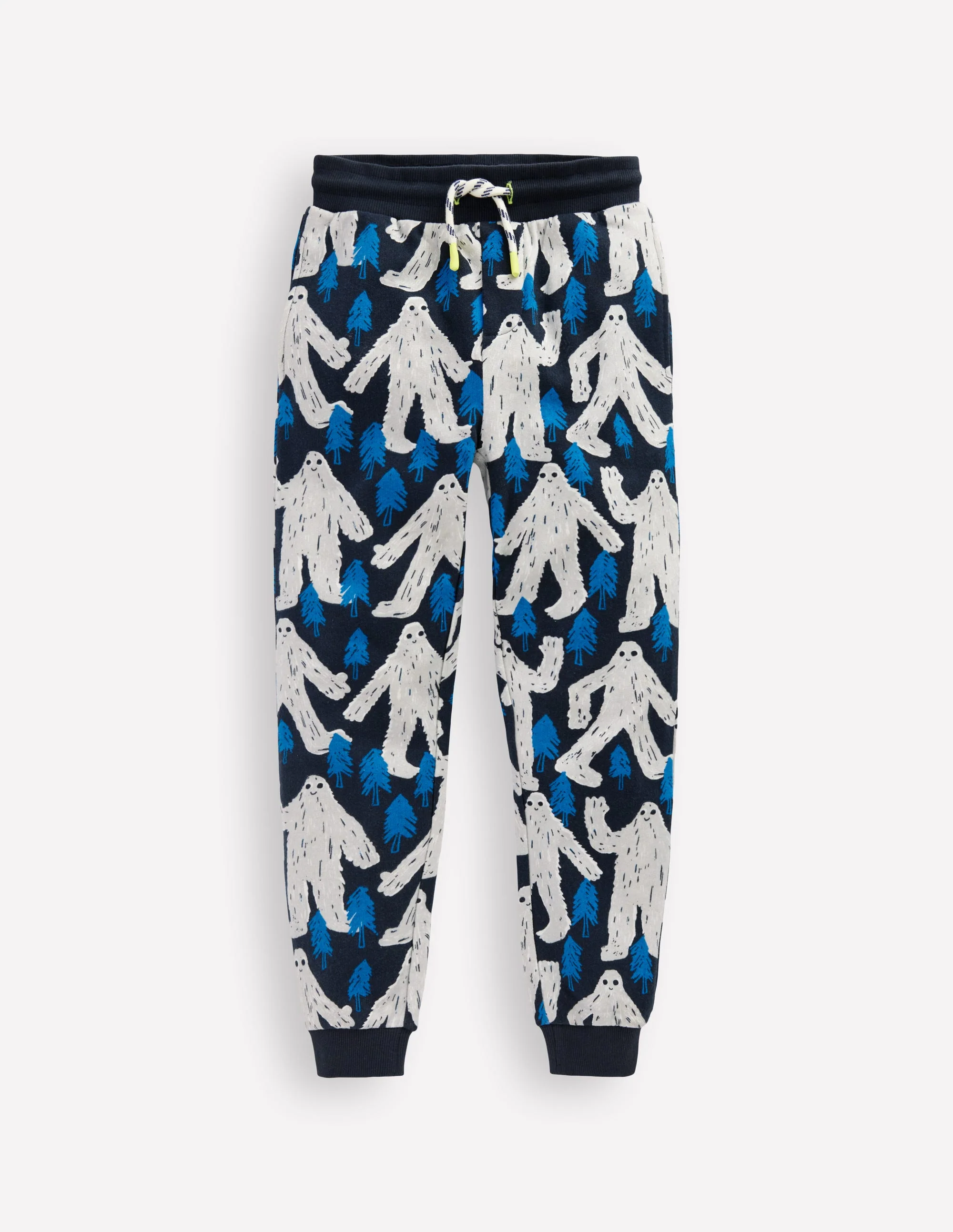 Printed Comfy Sweatpants-Yetti