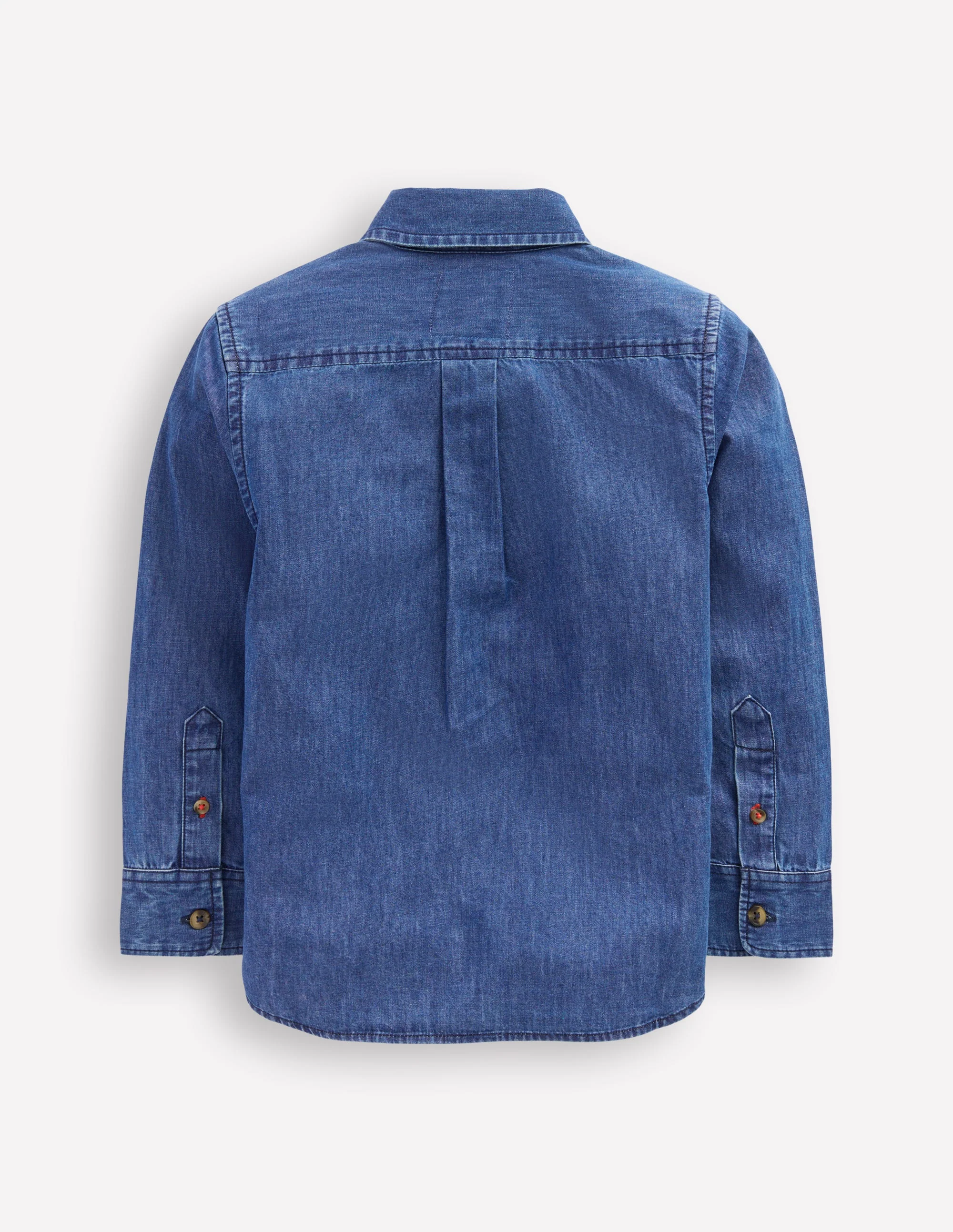 Denim Shirt-Mid Vintage Denim (Mid Wash)