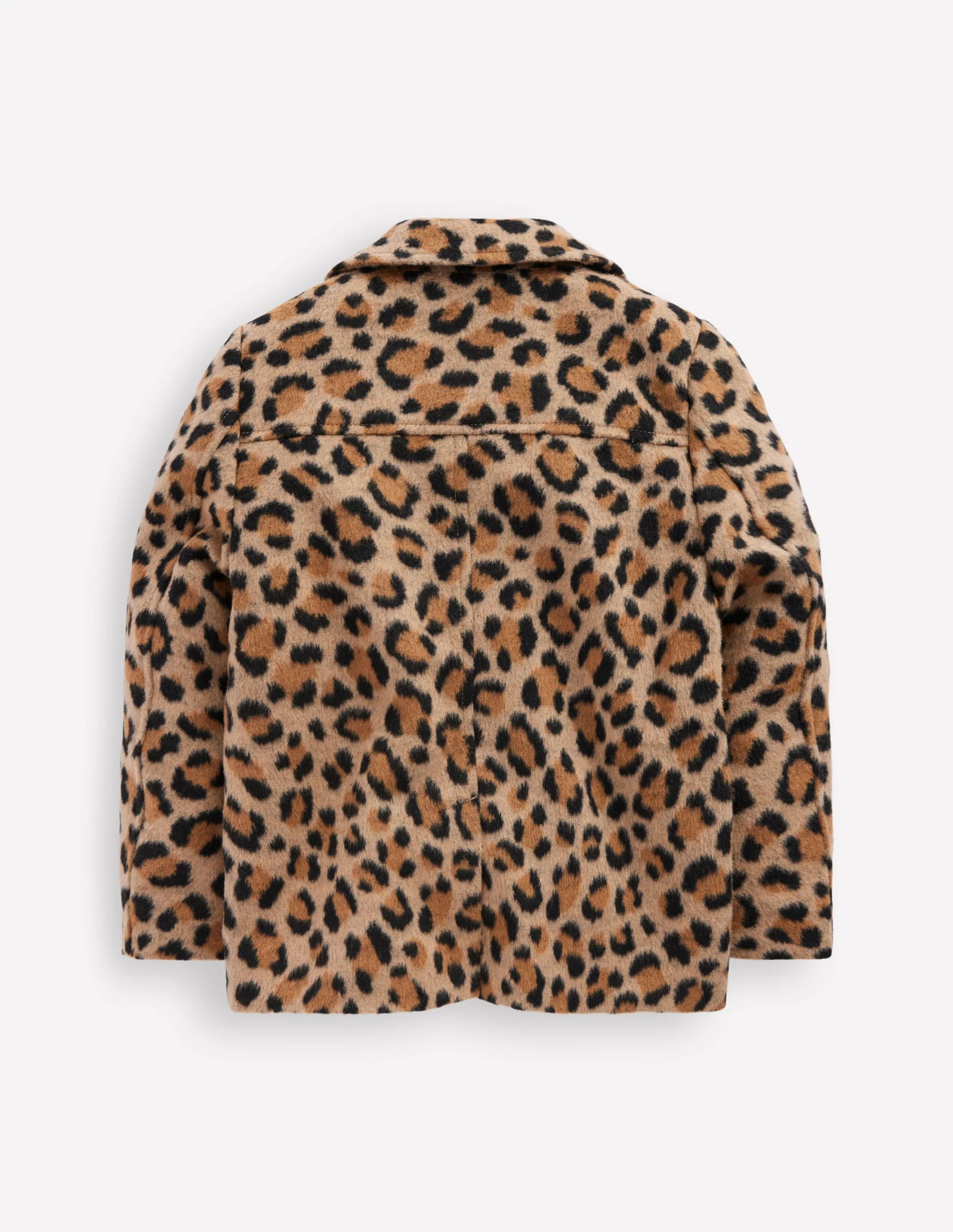 Pea Coat-Large Leopard Spot
