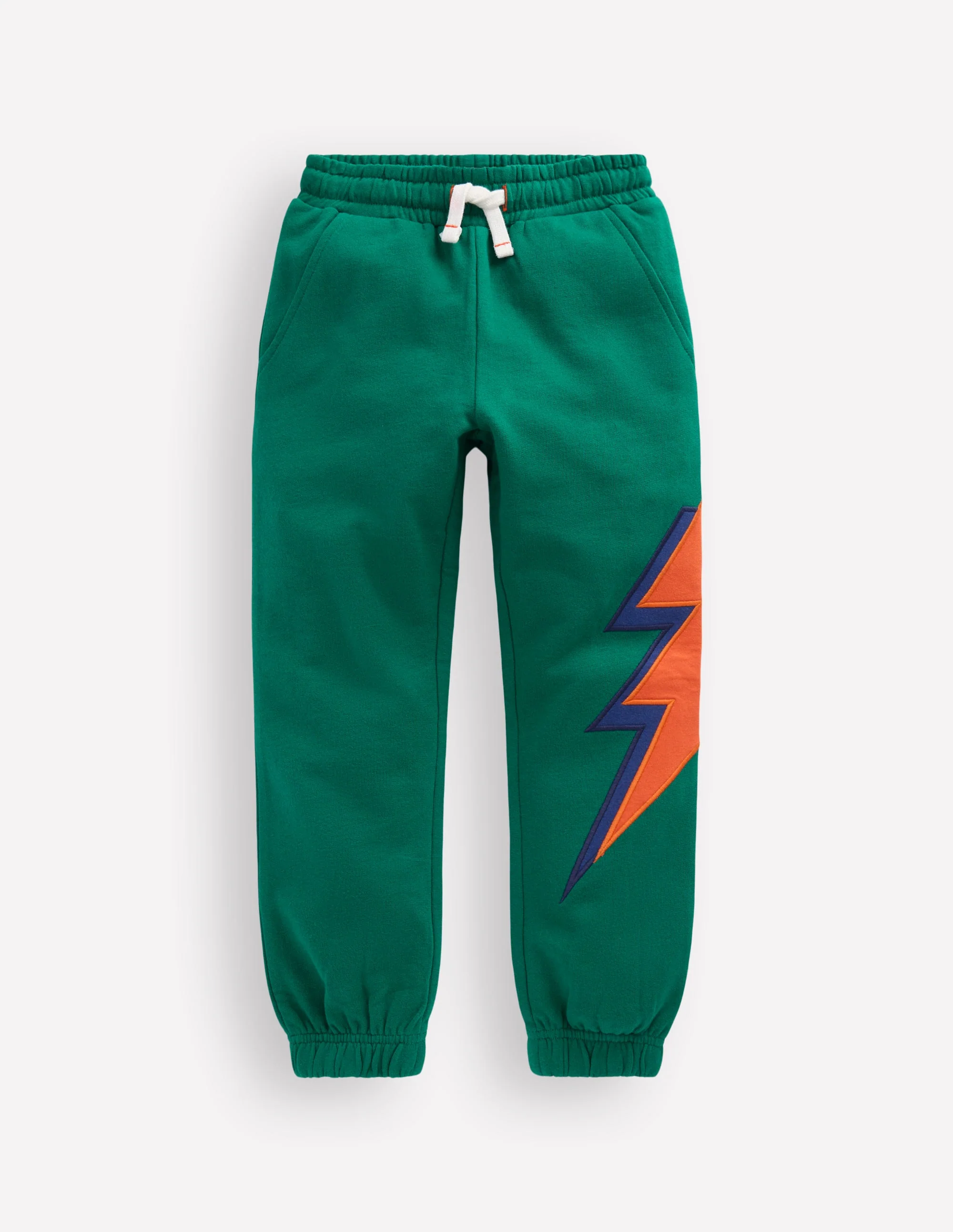 Appliqué Sweatpants-Lightning Bolt