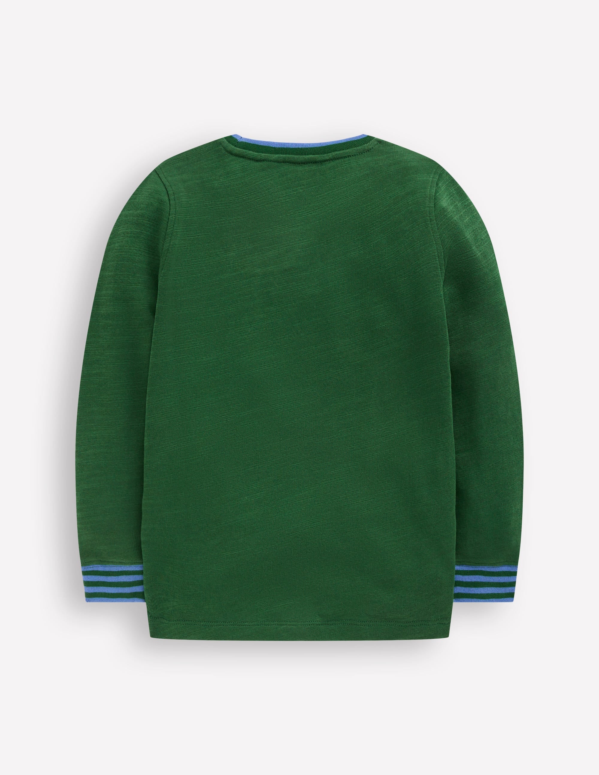 Cosy Mid-weight T-shirt-Pine Green