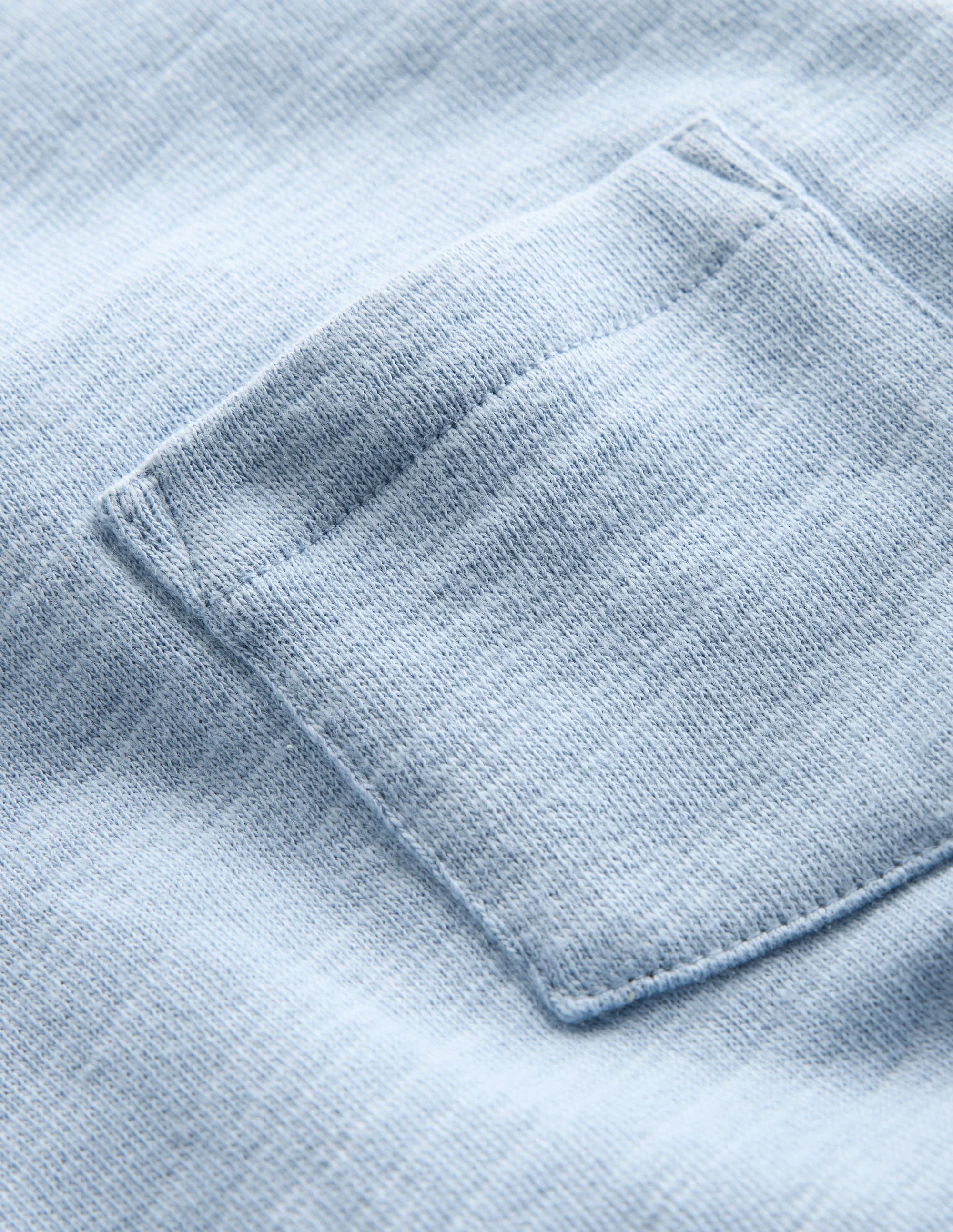 Cosy Mid-weight T-shirt-Glacier Blue