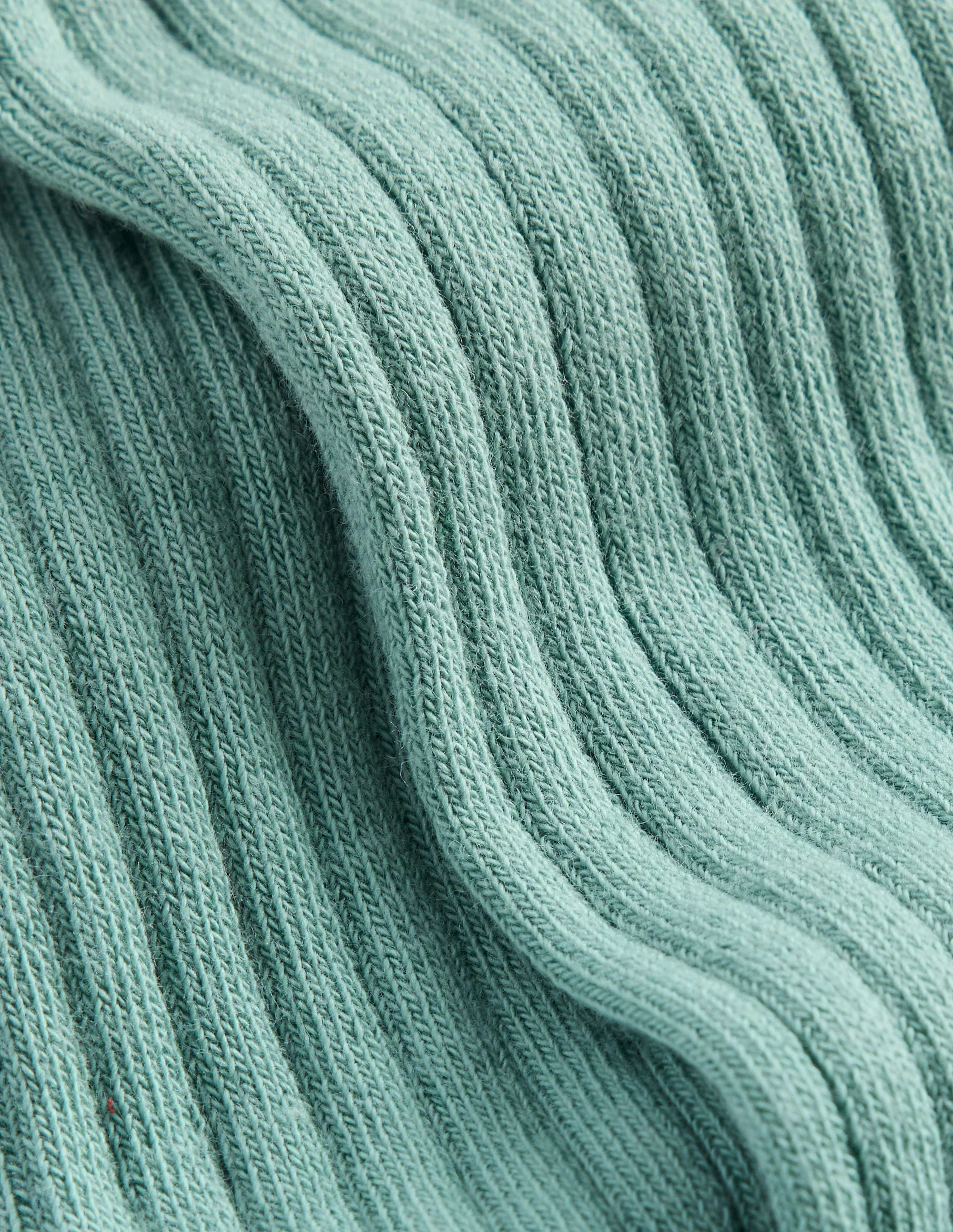 Baby Ribbed Tights-Eucalyptus