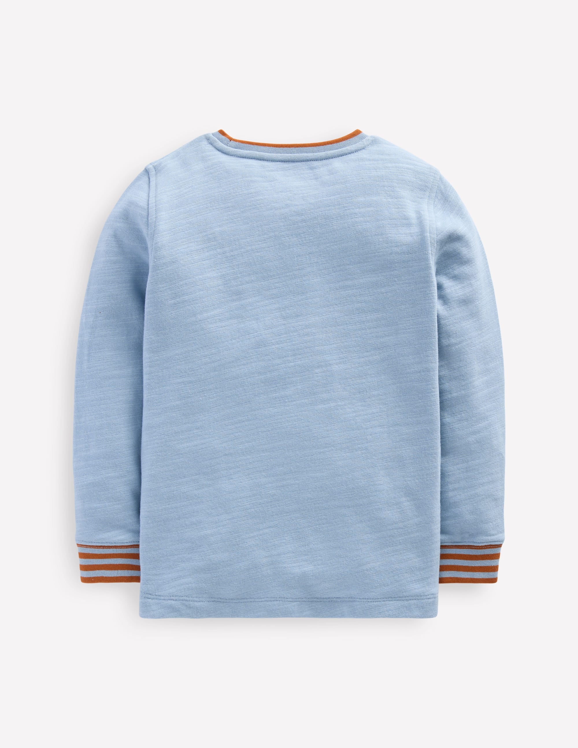 Cosy Mid-weight T-shirt-Glacier Blue
