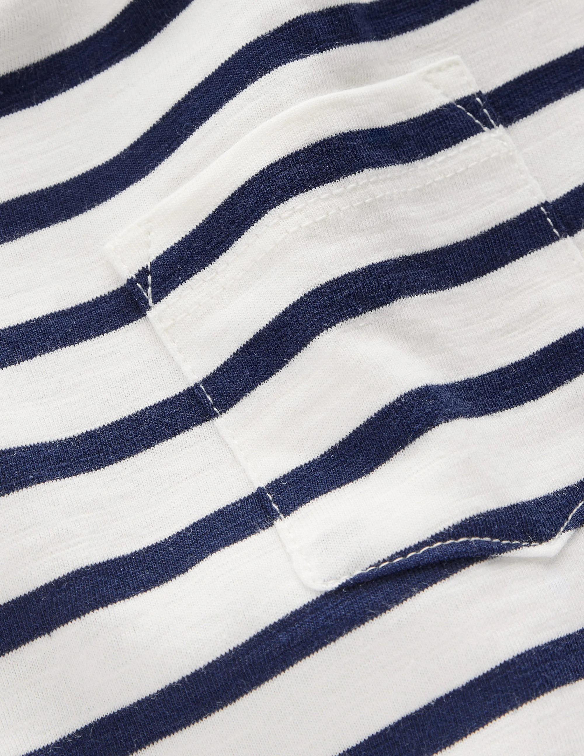 Everyday Short Sleeve T-Shirt-Ivory/College Navy