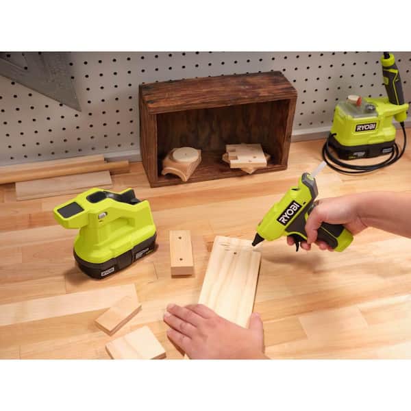 ONE+ 18V Cordless Compact 3-Tool Combo Kit with Glue Gun. Area Light. Bluetooth Speaker (Tools Only)