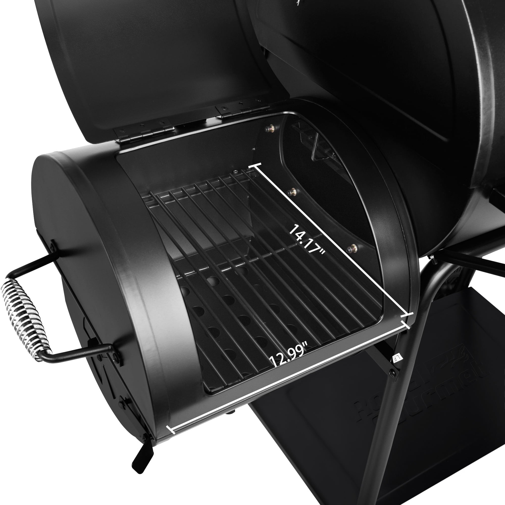 30 CC1830F Charcoal Grill with Offset Smoker