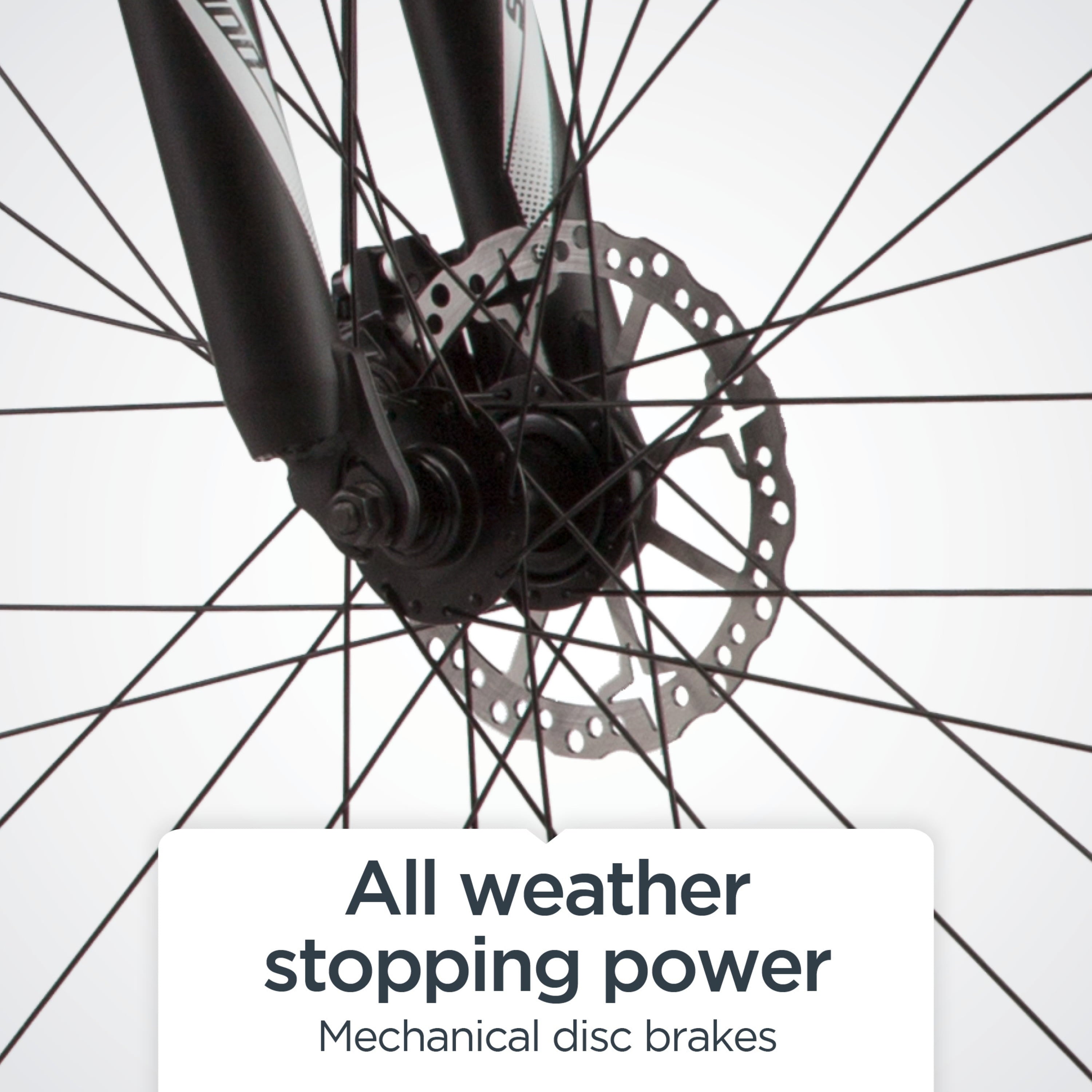 700c Glenwood Mens Hybrid Bike. 21 Speeds. Black