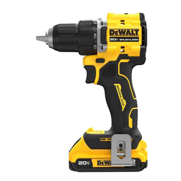 ATOMIC 20-Volt Lithium-Ion Cordless Compact 1/2 in. Drill/Driver Kit with 2.0Ah Battery. Charger and Bag