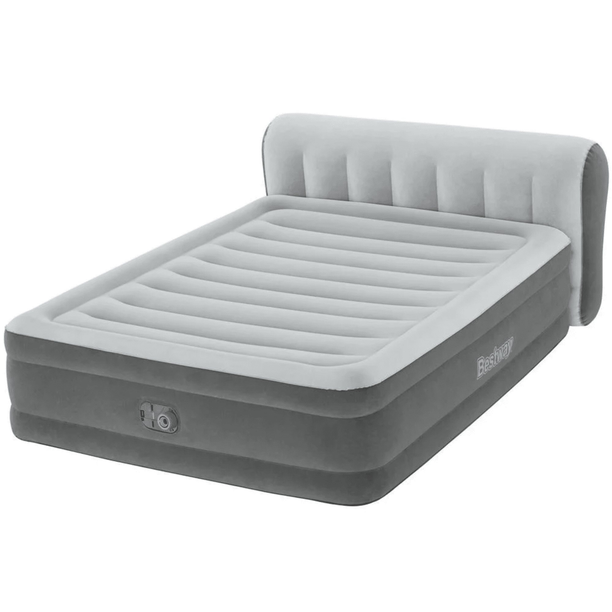 Headboard 18 Queen Air Mattress with Built-in Pump