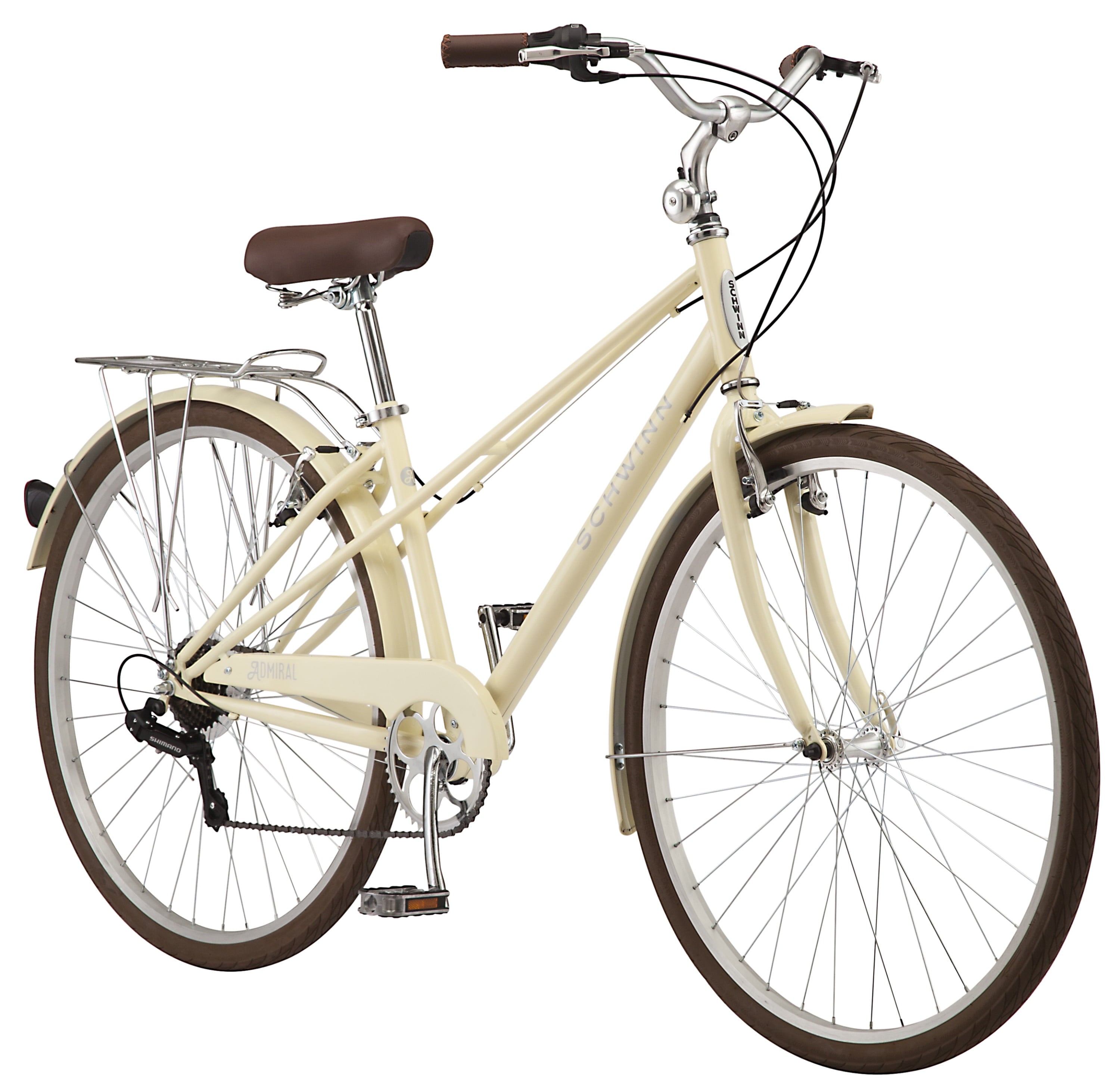 700c Admiral Hybrid Bike. 7 Speeds. Cream