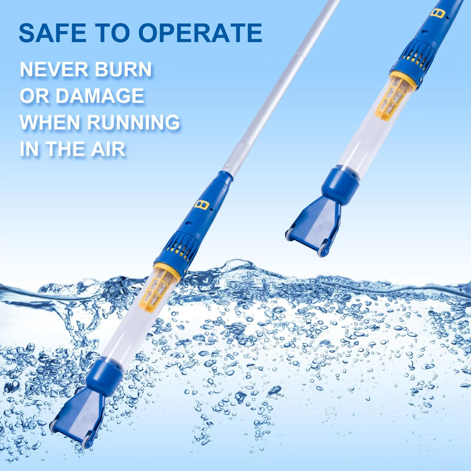 PoolGuard Cordless Pool Vacuum with Strong Suction