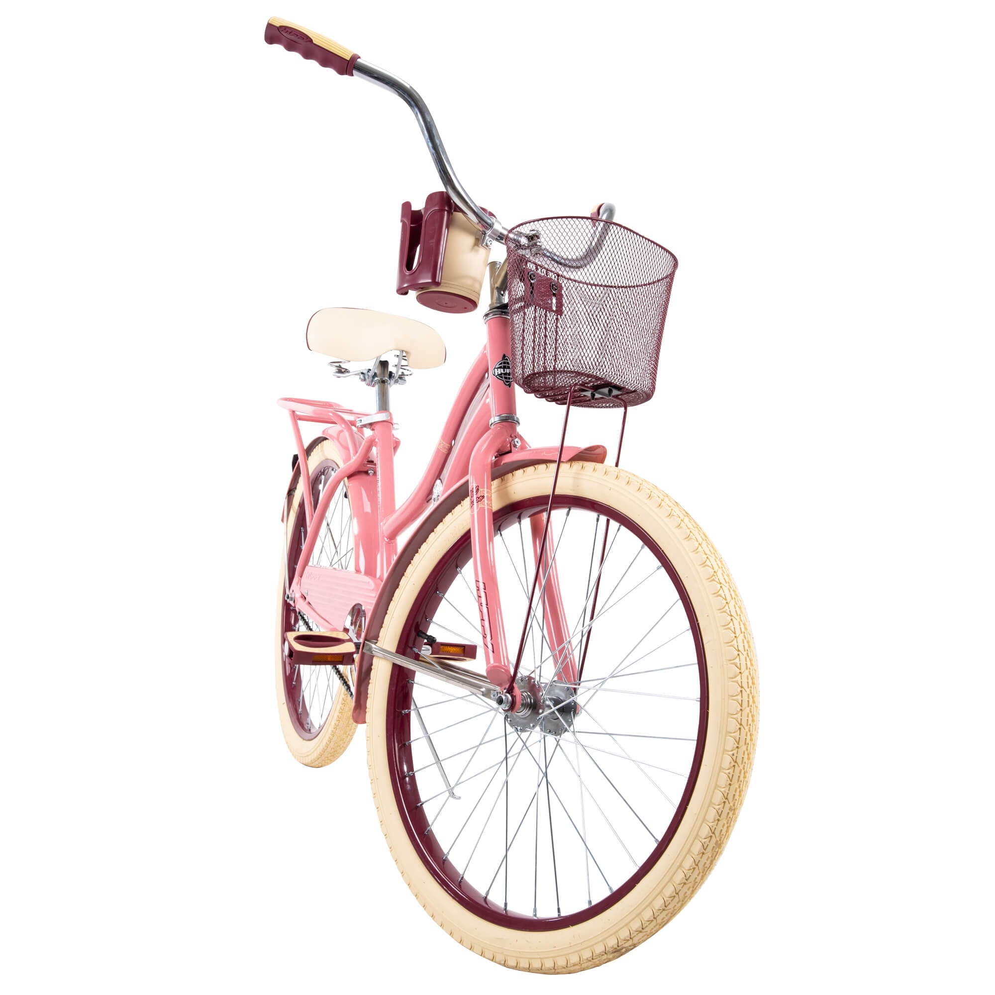24 Nel Lusso Girls' Cruiser Bike. Pink Blush Powder
