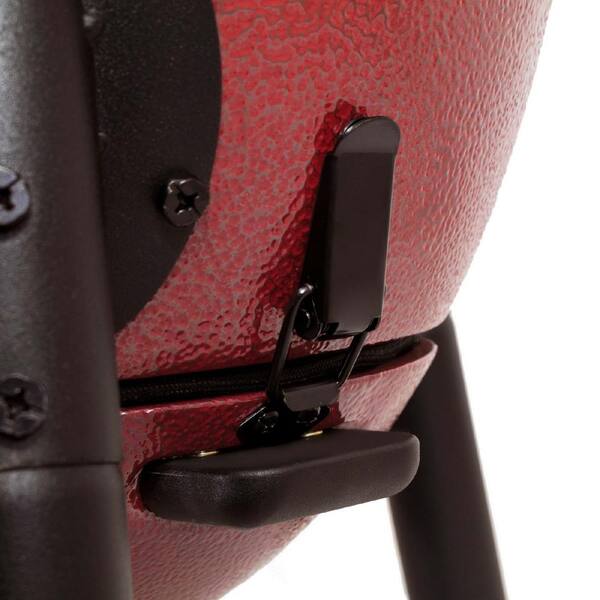 Akorn Jr. 14 in. Portable Kamado Charcoal Grill in Red