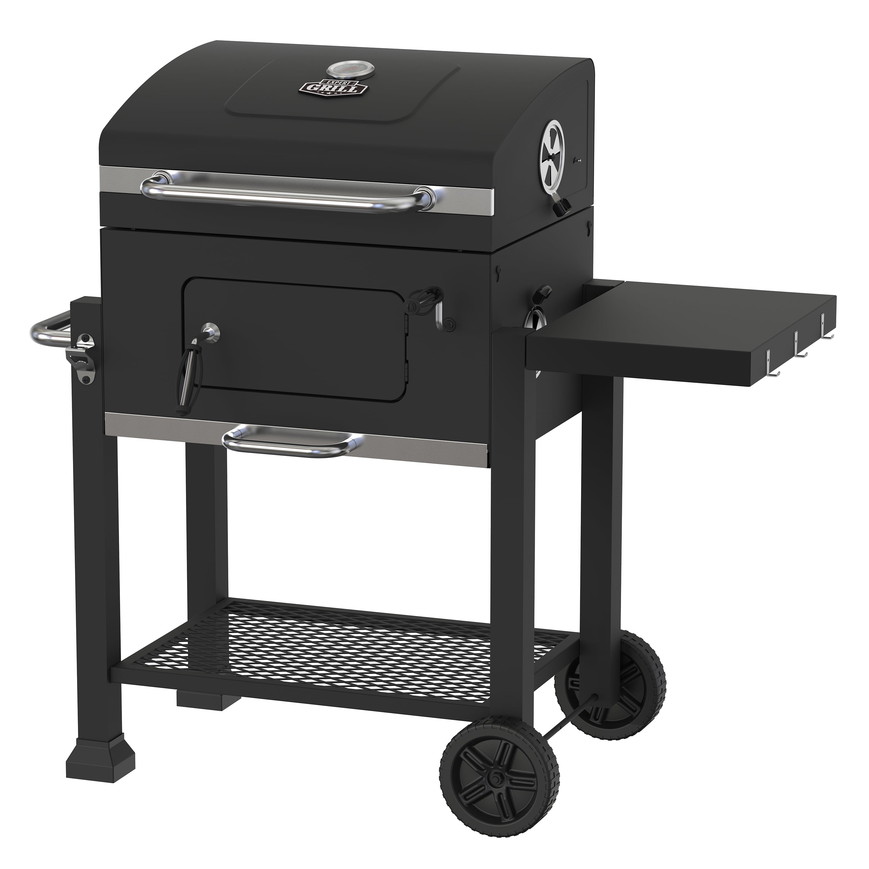 Grill Heavy Duty 24-Inch Charcoal Grill. Black