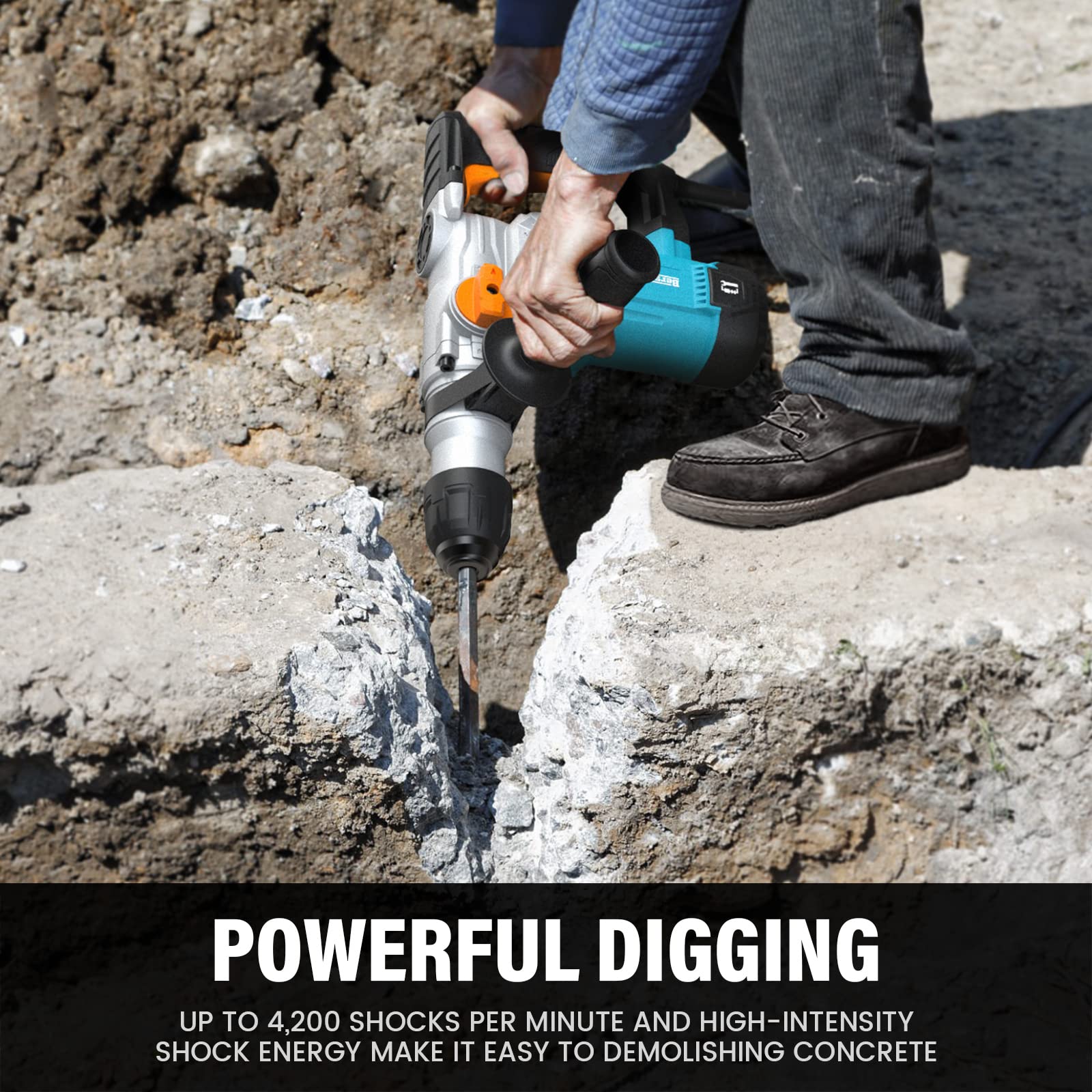 Berserker 1-1/8 SDS-Plus Rotary Hammer Drill