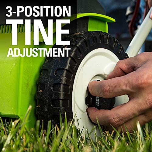 Greenworks 10 Amp 14 Corded Electric Dethatcher (Stainless Steel Tines)