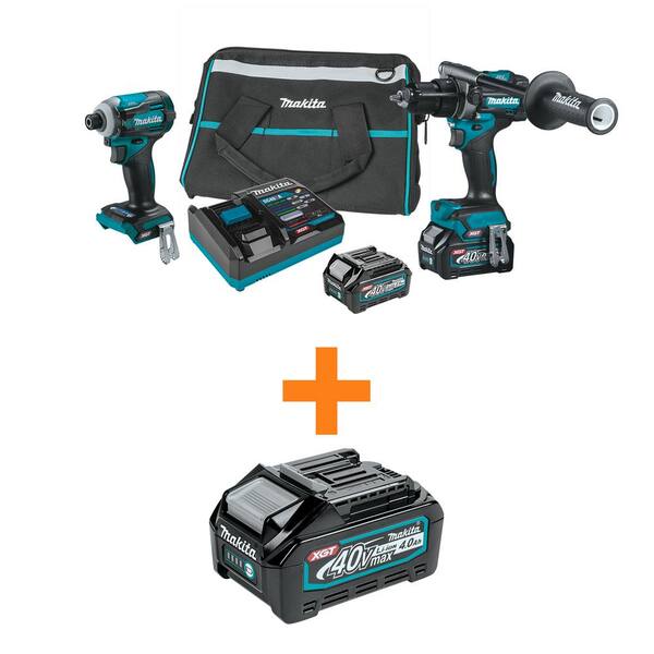 40V Max XGT Brushless Cordless 2-Pc. Combo Kit 2.5Ah with bonus 40V Max XGT 4.0Ah Battery