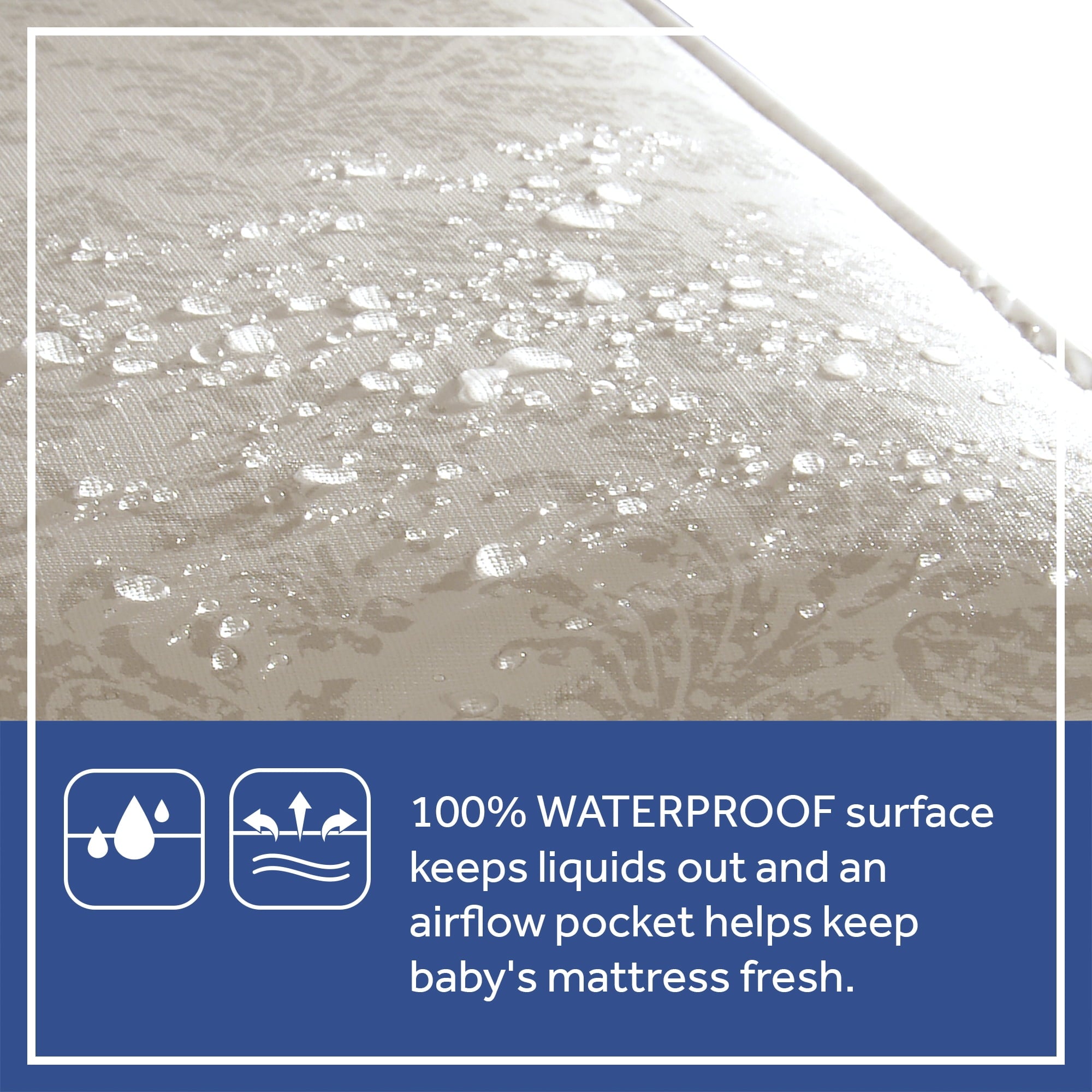 Ortho Rest Premium 2-Stage150 Coil Crib and Toddler Mattress. Gray