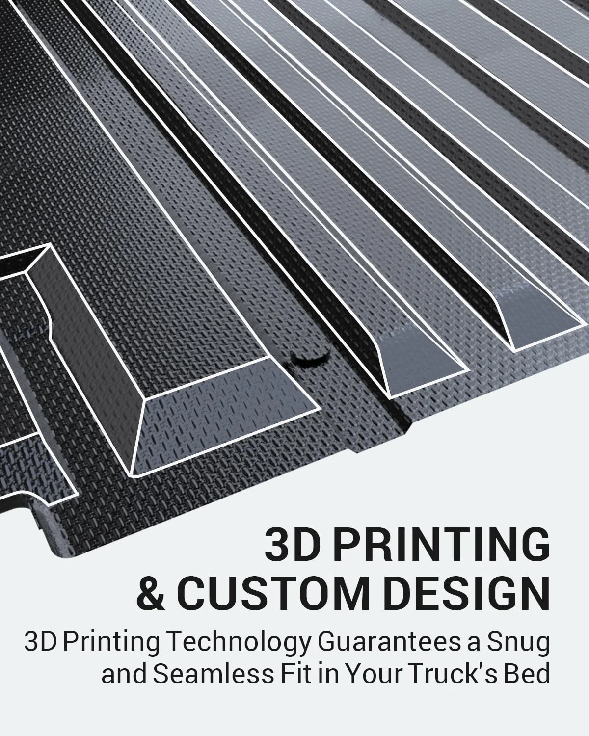 Ecarzo 5.3FT Bed Mat Compatible with 2017-2024 Honda