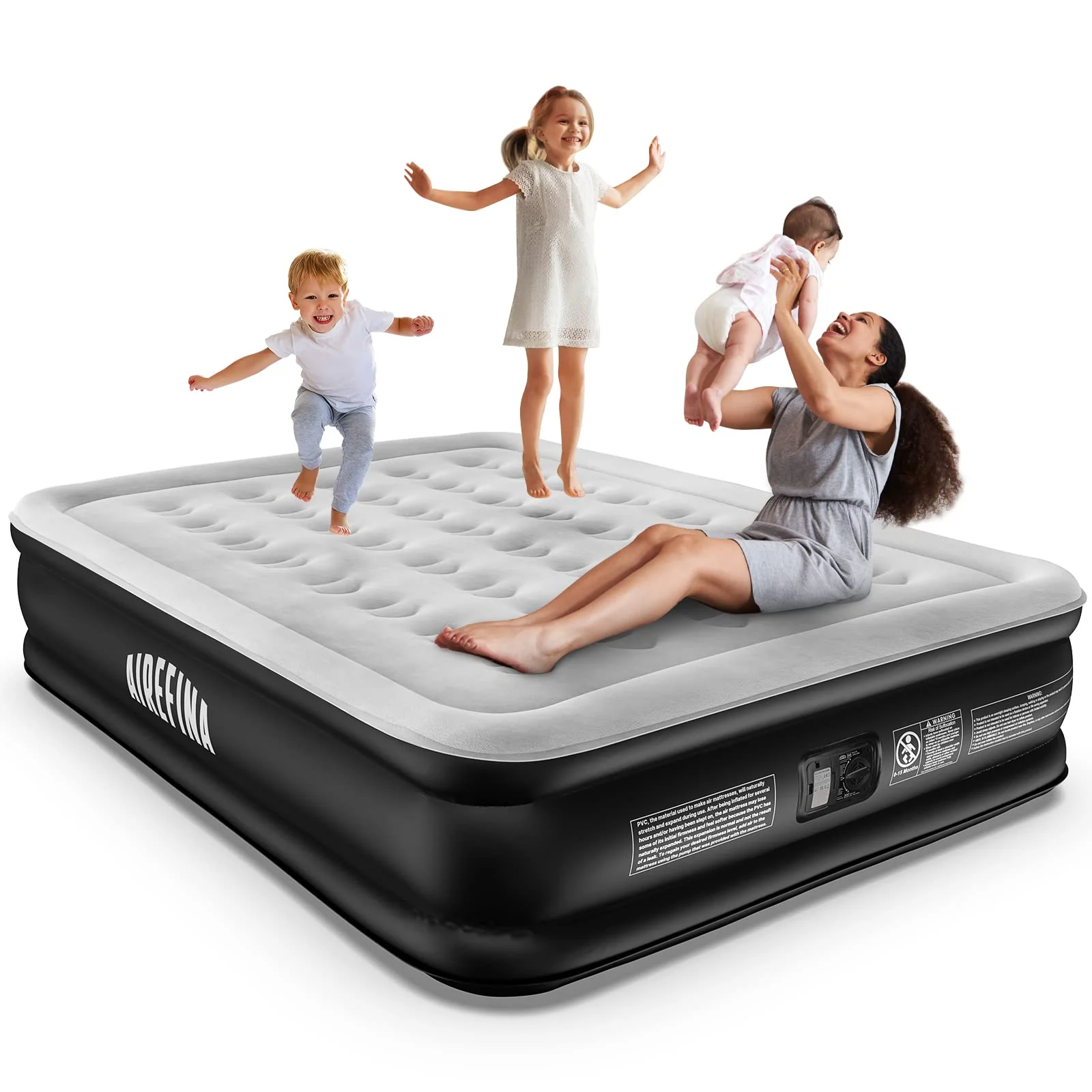 Airefina 18 Queen Air Mattress with Built-in Pump