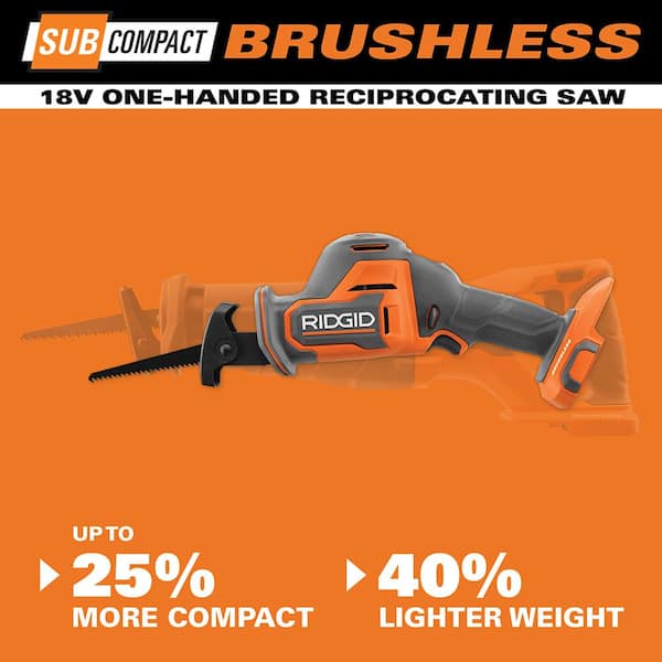 18V SubCompact Brushless Cordless One-Handed Reciprocating Saw (Tool Only)