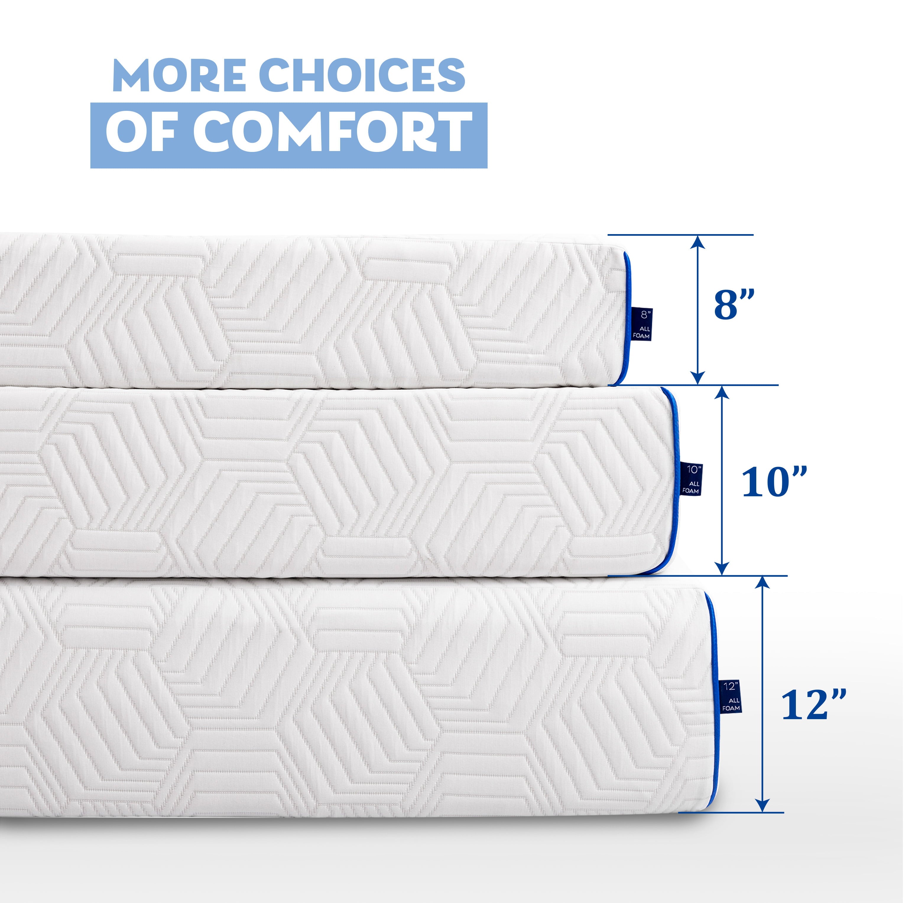 8 inch Green Tea Gel Infused Memory Foam Mattress in a Box. Twin