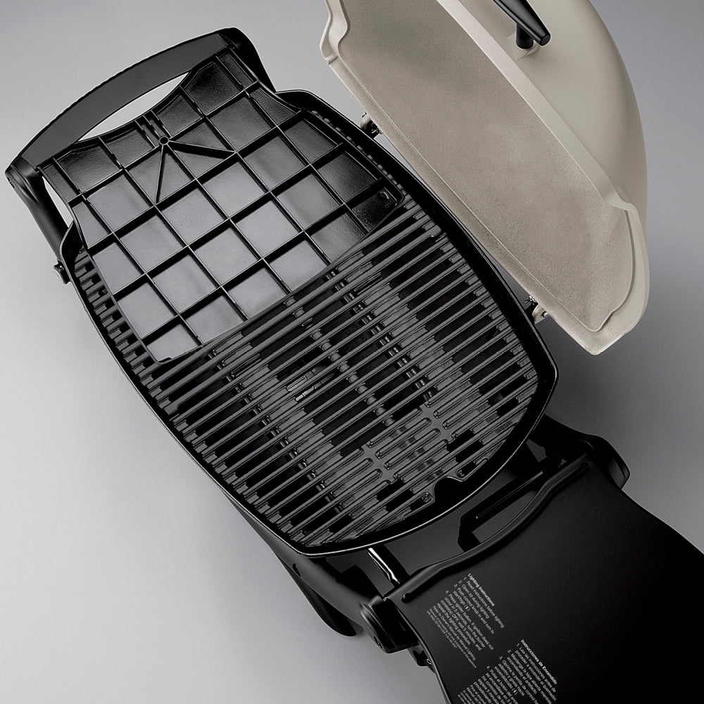 Q 2200 1-Burner Portable Gas Grill. Titanium