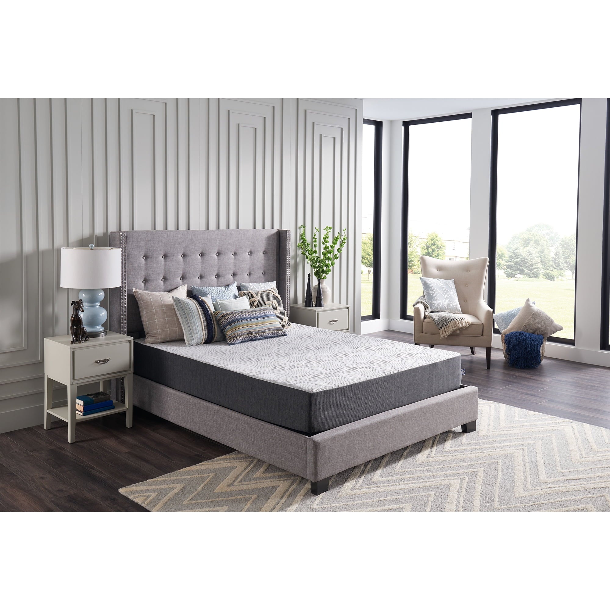 Essentials 10�� Gel Memory Foam Mattress-in-a-Box. Queen