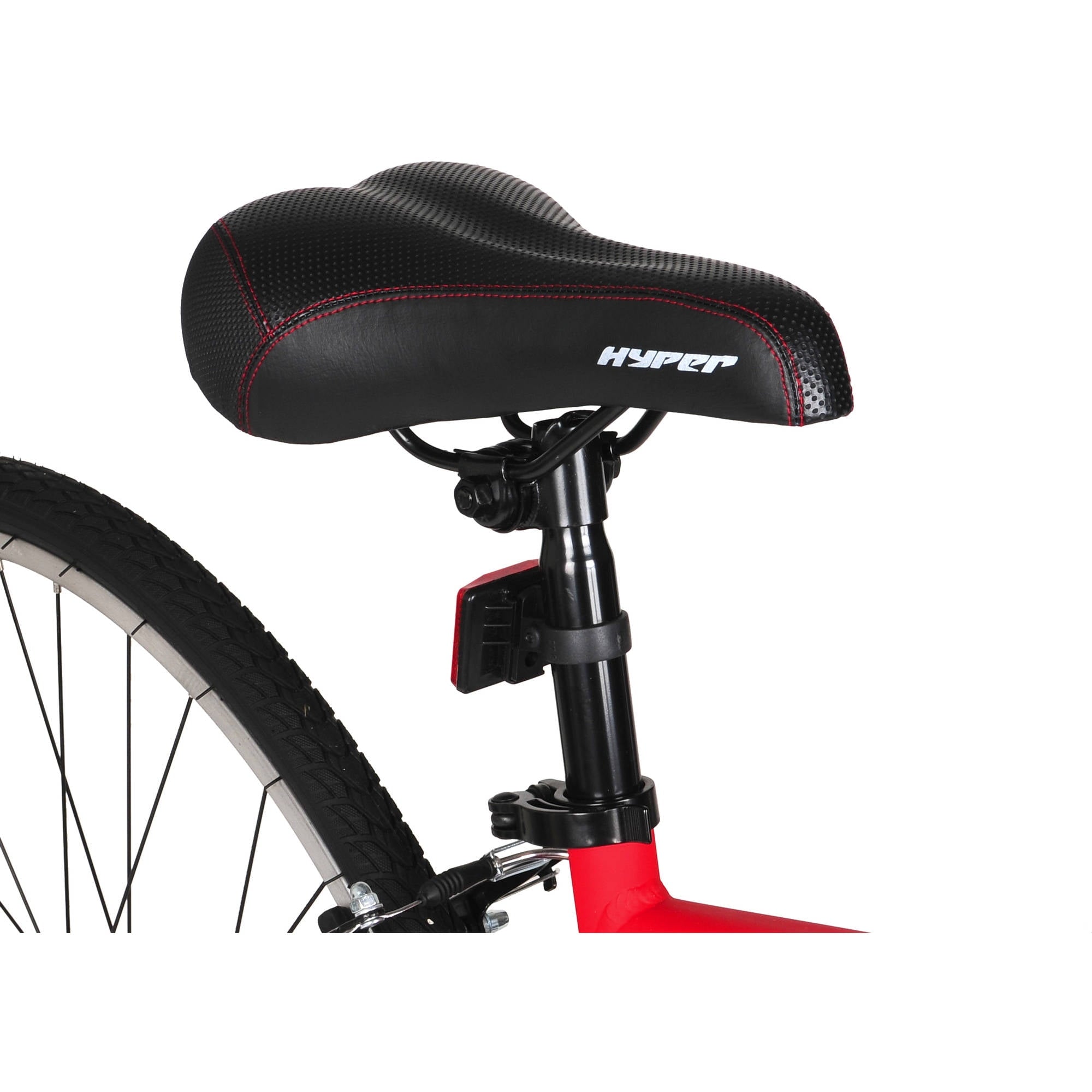 Bicycle 700c Men's Spin fit Hybrid Bike. Black and Red