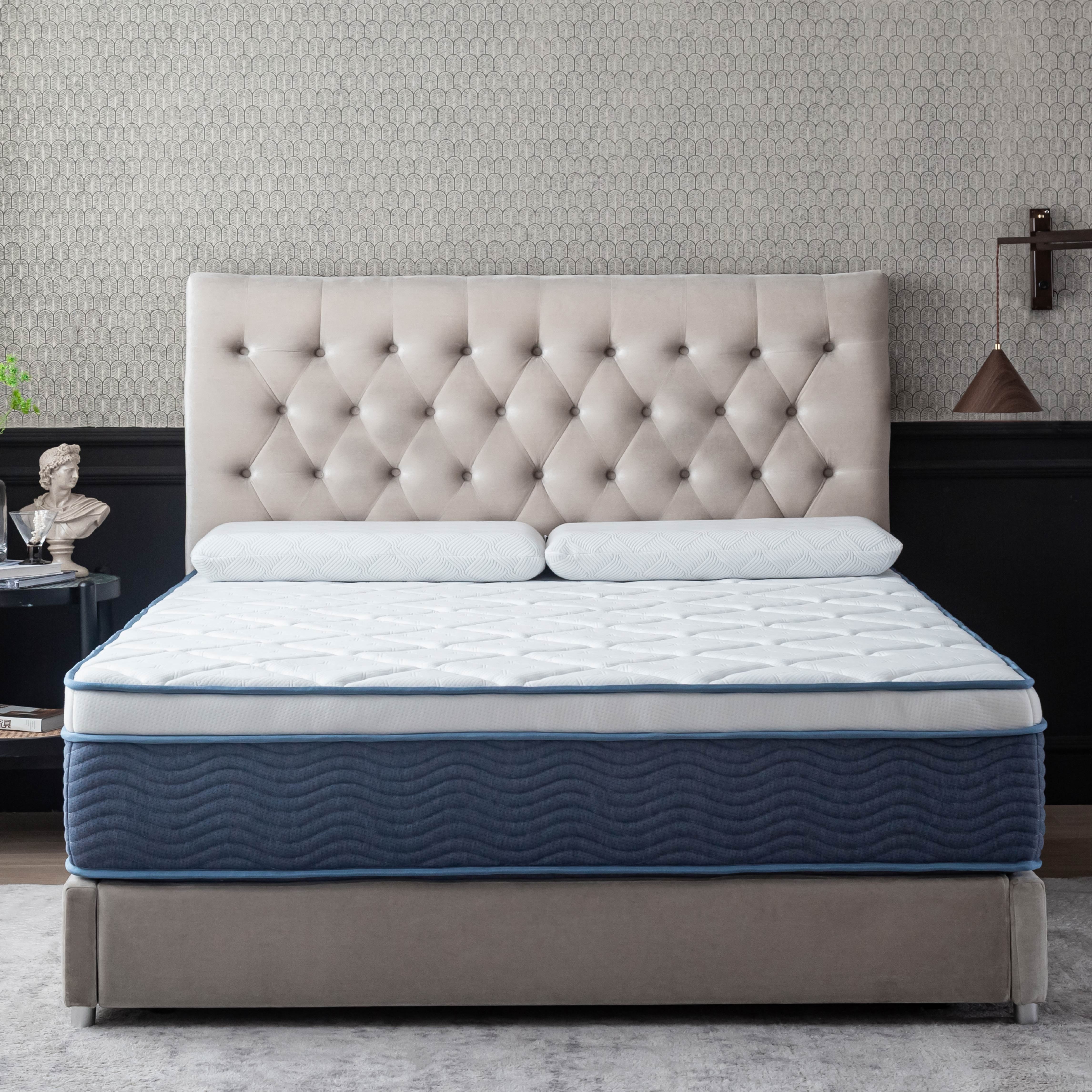 13 Hybrid of Gel Memory Foam and Pocket Spring Mattress. King