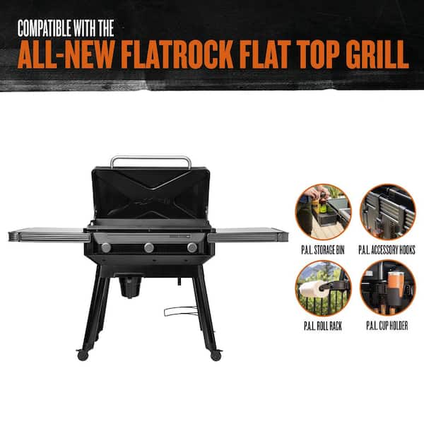 Flatrock 3 Cooking Zone 594 sq in Flat Top Propane Griddle in Black
