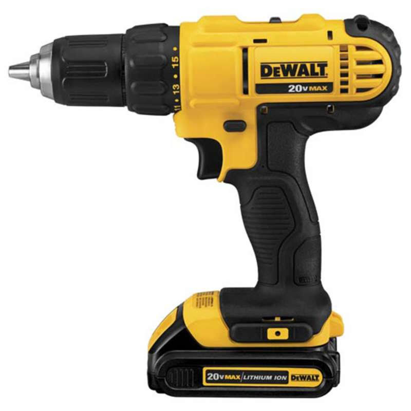 DeWalt DCD771C2 Max Li-ion Compact Drill and Driver Kit, 20 V