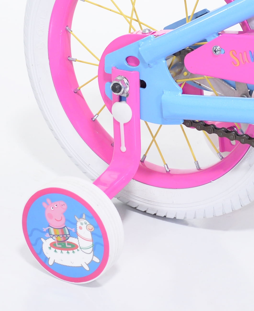 Bicycles 14 Peppa Pig Sunshine Vibes Girls Bicycle. Blue and Pink