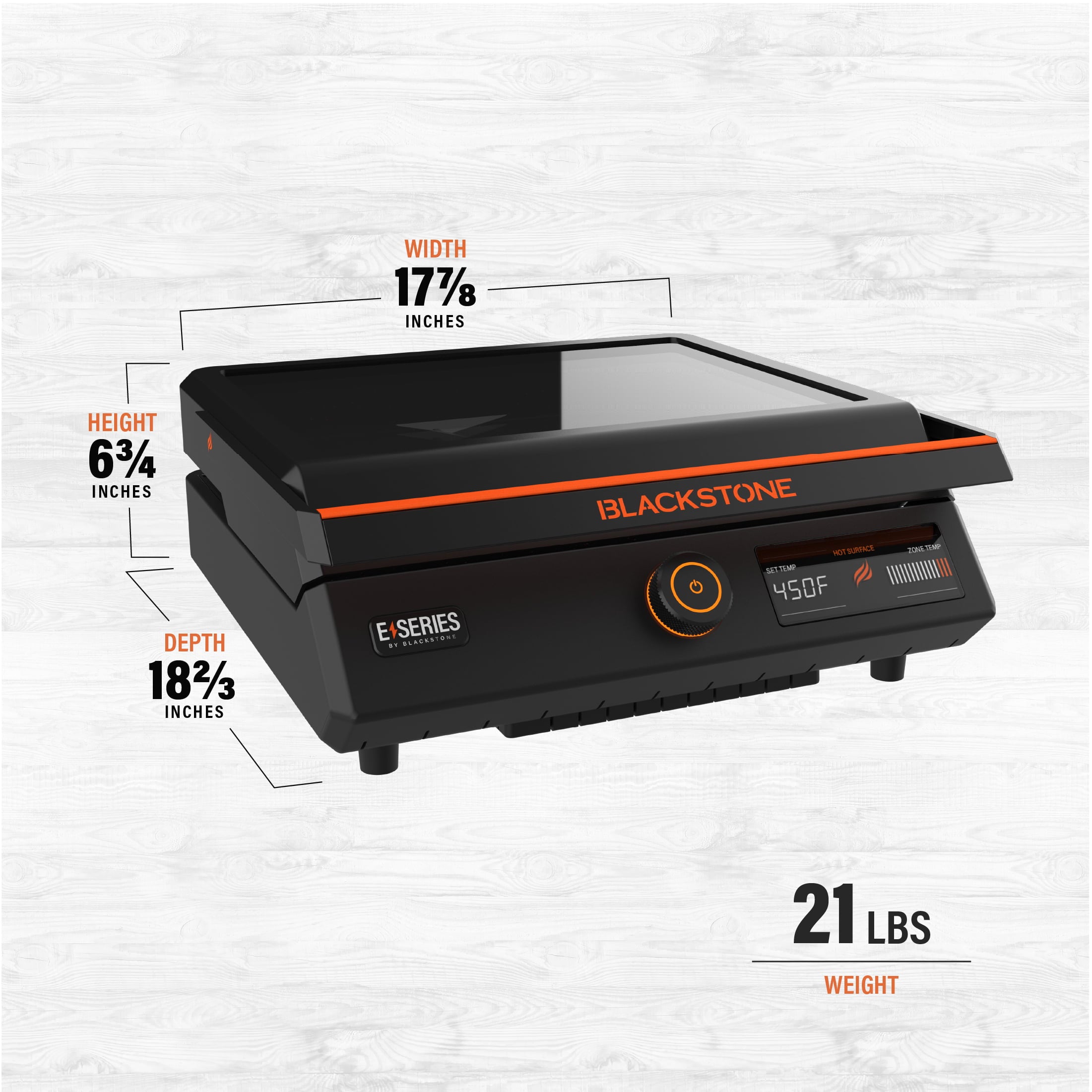 E-Series 17 Electric Tabletop Griddle with Hood