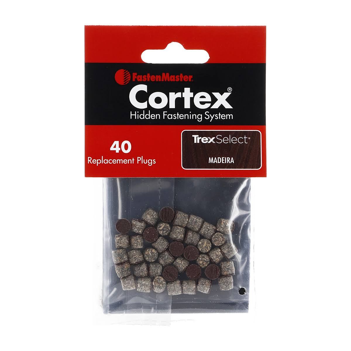 FastenMaster Cortex Replacement Plugs for Trex Decking - 40 Count - Trex Transcend Rope Swing