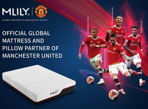 Manchester United Theatre of Dreams 12 inch Mermory Foam Mattress. Twin Size Mattress in a box.Medium Plush