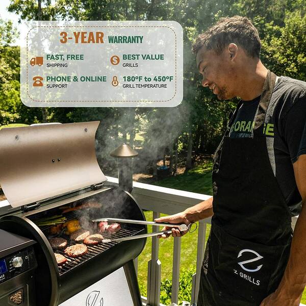 694 sq. in. Pellet Grill and Smoker in Bronze