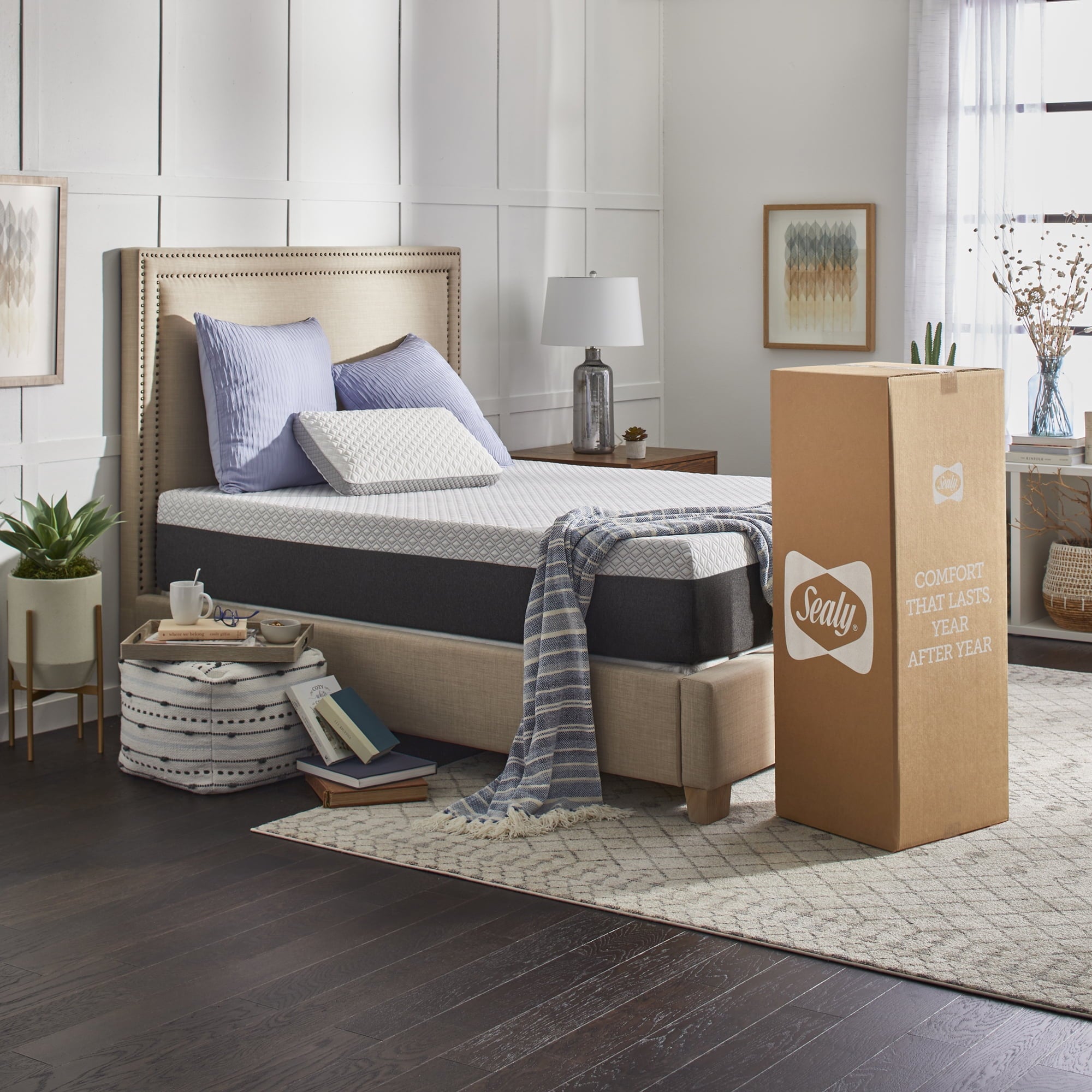 12 Cool & Clean Hybrid Mattress. Twin-XL