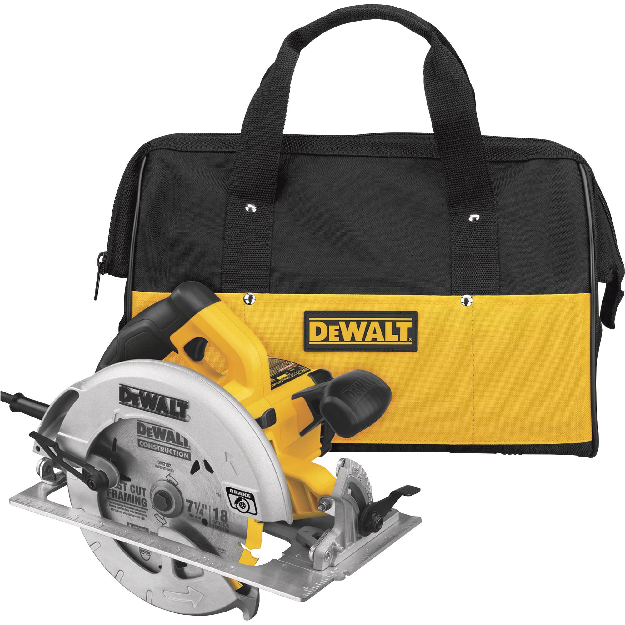 Dewalt Lightweight Circular Saw with Electric Brake