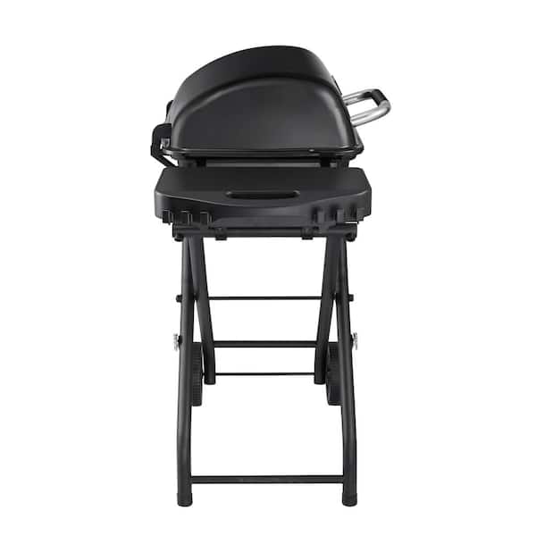 Portable Charcoal Grill in Black