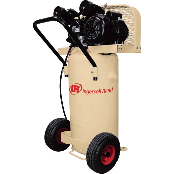 Ingersoll Rand 20-Gallon 2-HP Air Compressor with Vertical Tank, Beige