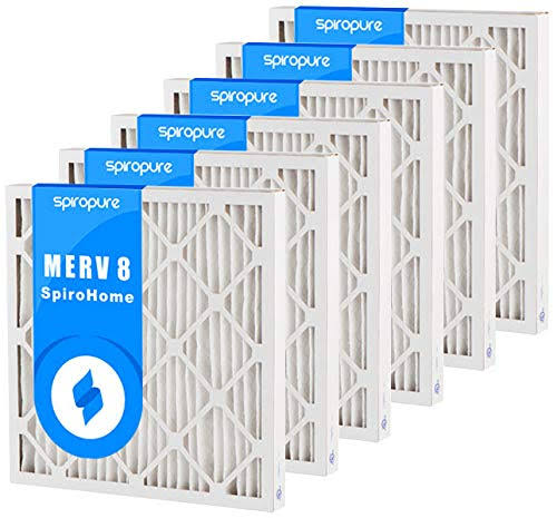 SpiroPure 30x32x2 MERV 8 Geothermal Air Filters - Made in USA (6 Pack)