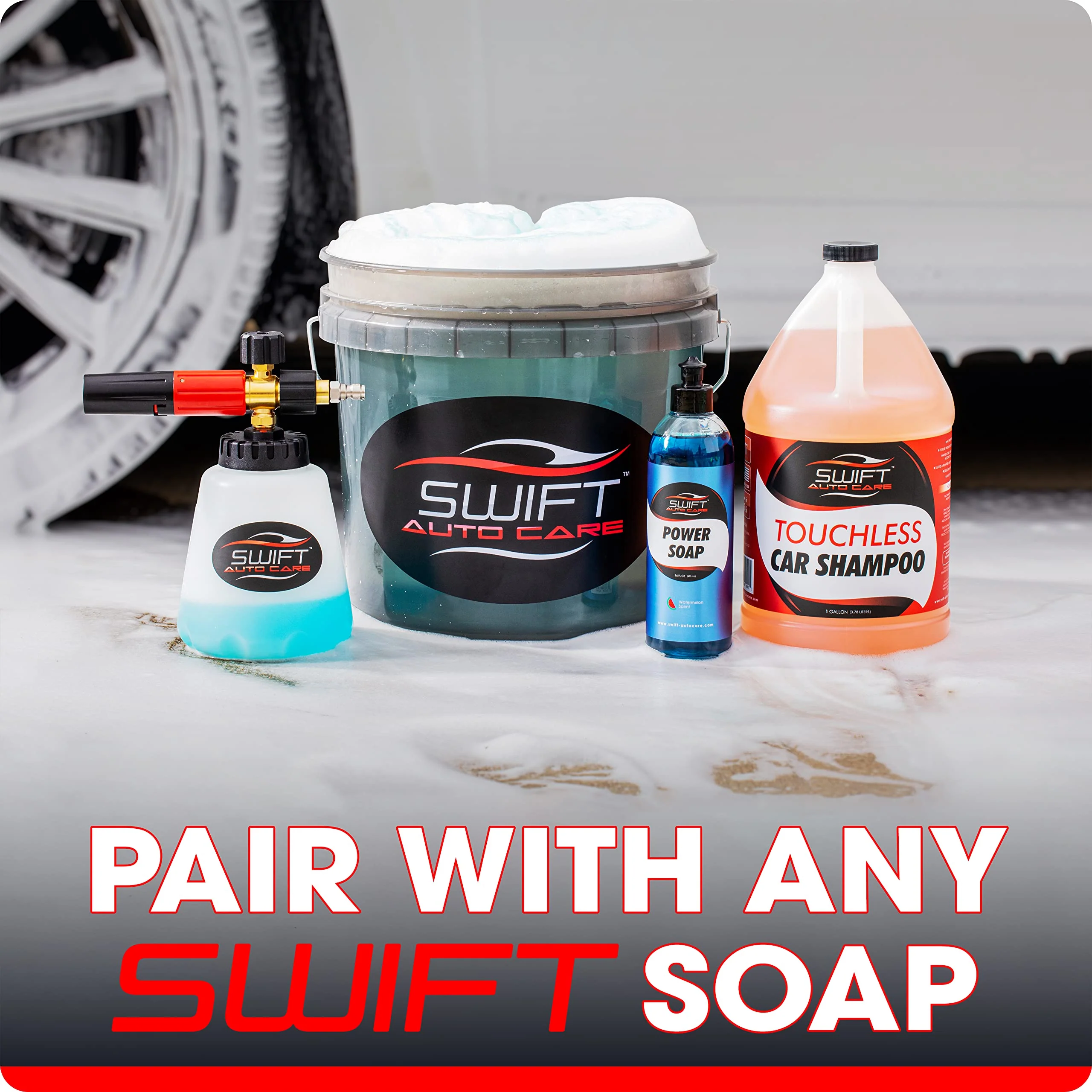 Swift Premium Foam Cannon for Pressure Washer for Car Wash